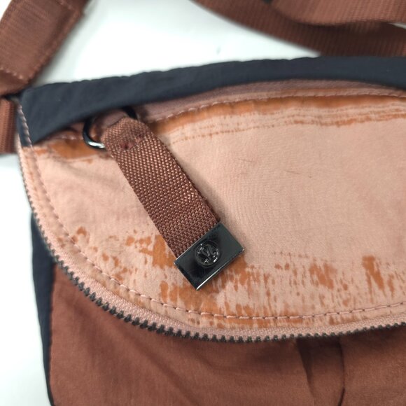 LULULEMON ALL NIGHT FESTIVAL MICRO CROSSBODY BAG BLACK PINK PASTEL COPPER *AS-IS - Picture 11 of 16